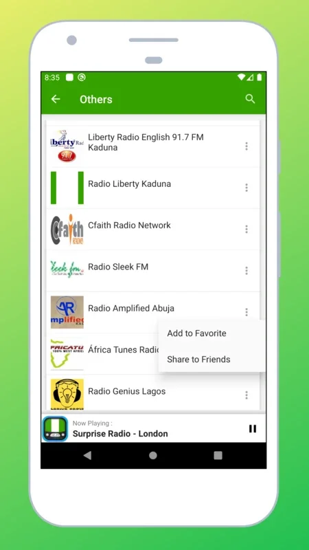 Radio Nigeria + Radio FM AM for Android - Listen to Nigerian Stations