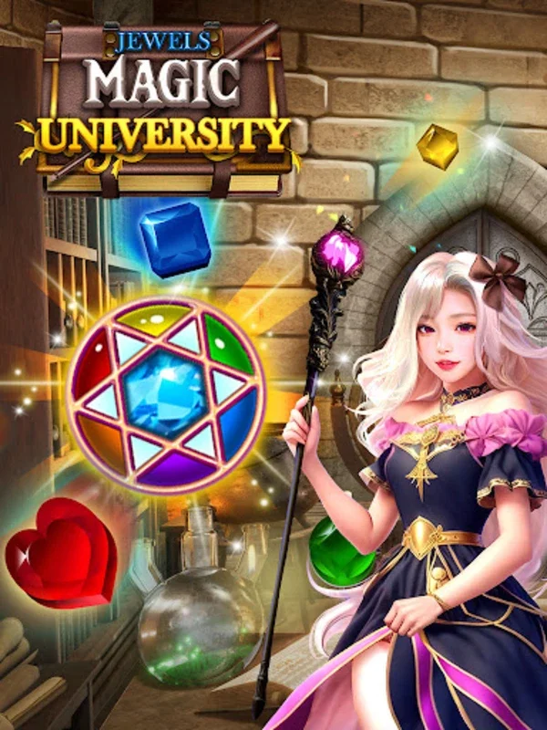 Jewel Magic University for Android - Immerse Yourself in a Magical Puzzle World