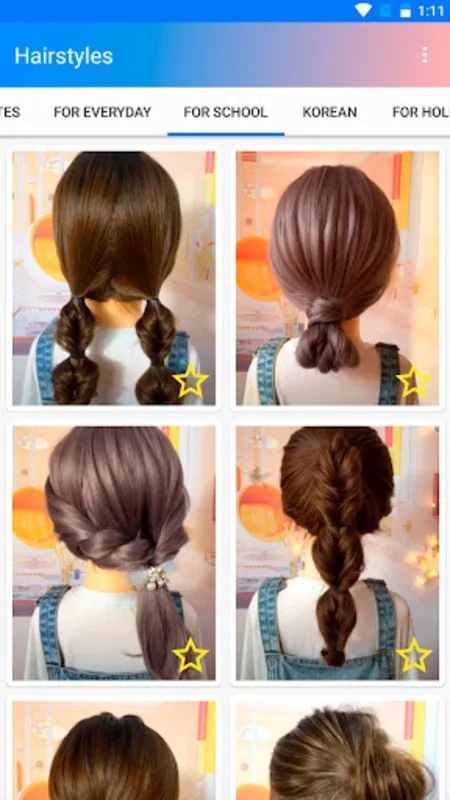 Easy Hairstyles Step by Step for Android - Stylish Tutorials