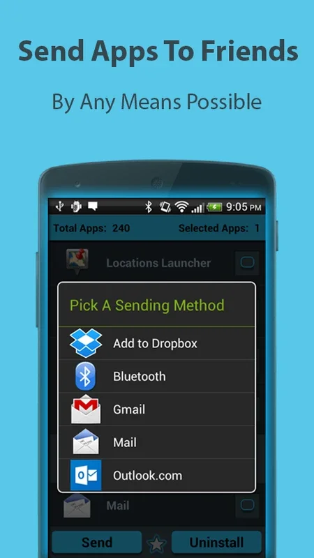 APK Sender for Android - Efficient App Sharing