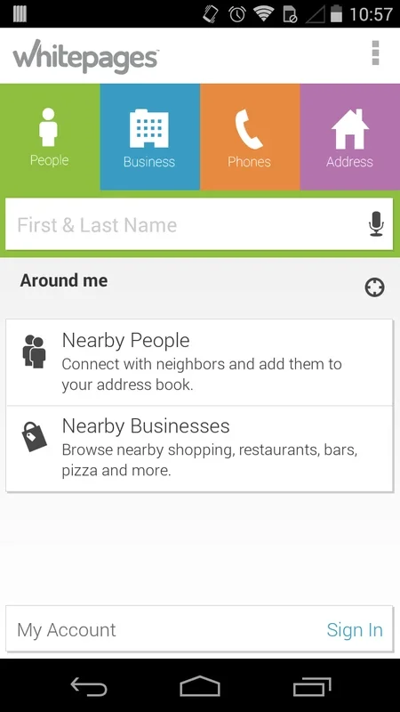 Whitepages for Android - Official App with GPS