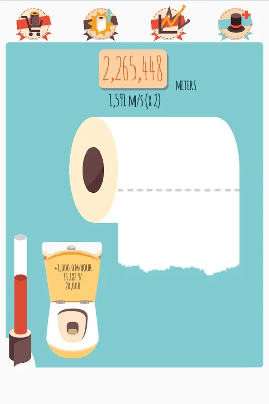 Make It Roll for Android - Endless Toilet Paper Fun