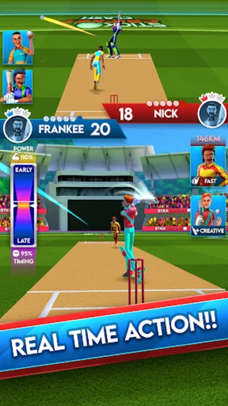 Stick Cricket Clash on Android: Intense 1v1 Cricket PvP