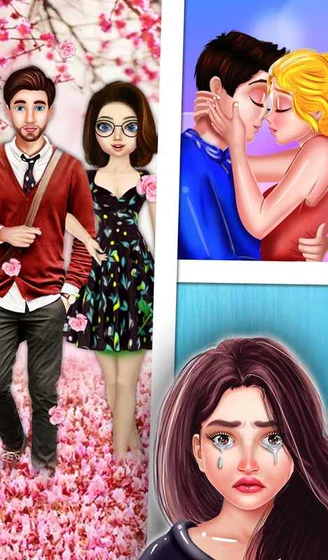 High School Secret Love Affair for Android - Manage Character Romances