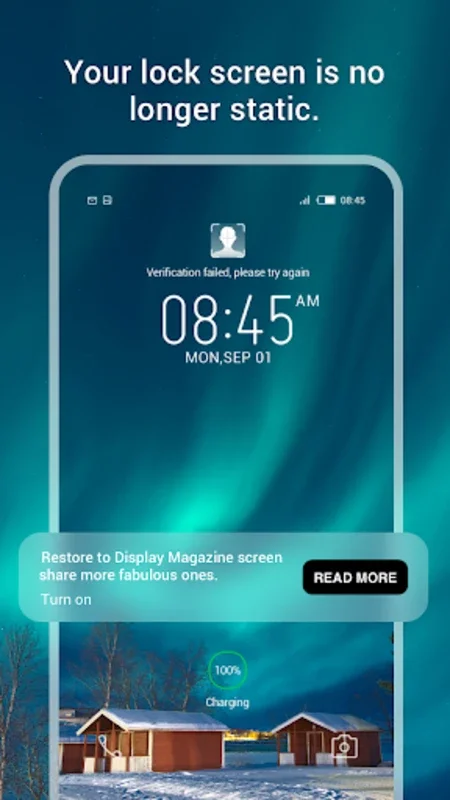 Magazine Lockscreen HiOS for Android - Unlock a World of Wonders