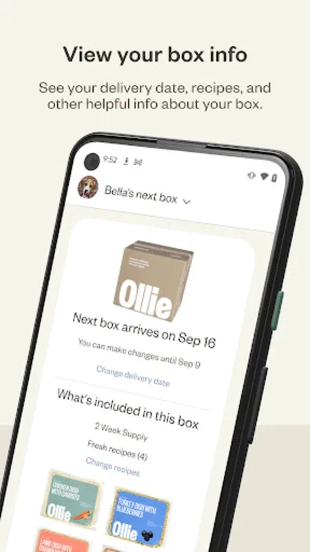 Ollie for Android: Simplify Dog Food Subscription Management