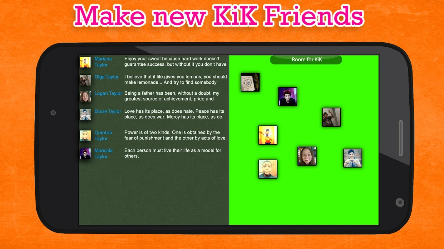 Chat Friend for KiK for Android: Engaging Chats Await