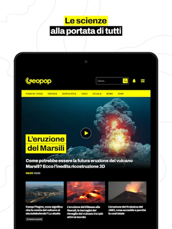 Geopop for Android: Explore Science with a Digital Magazine