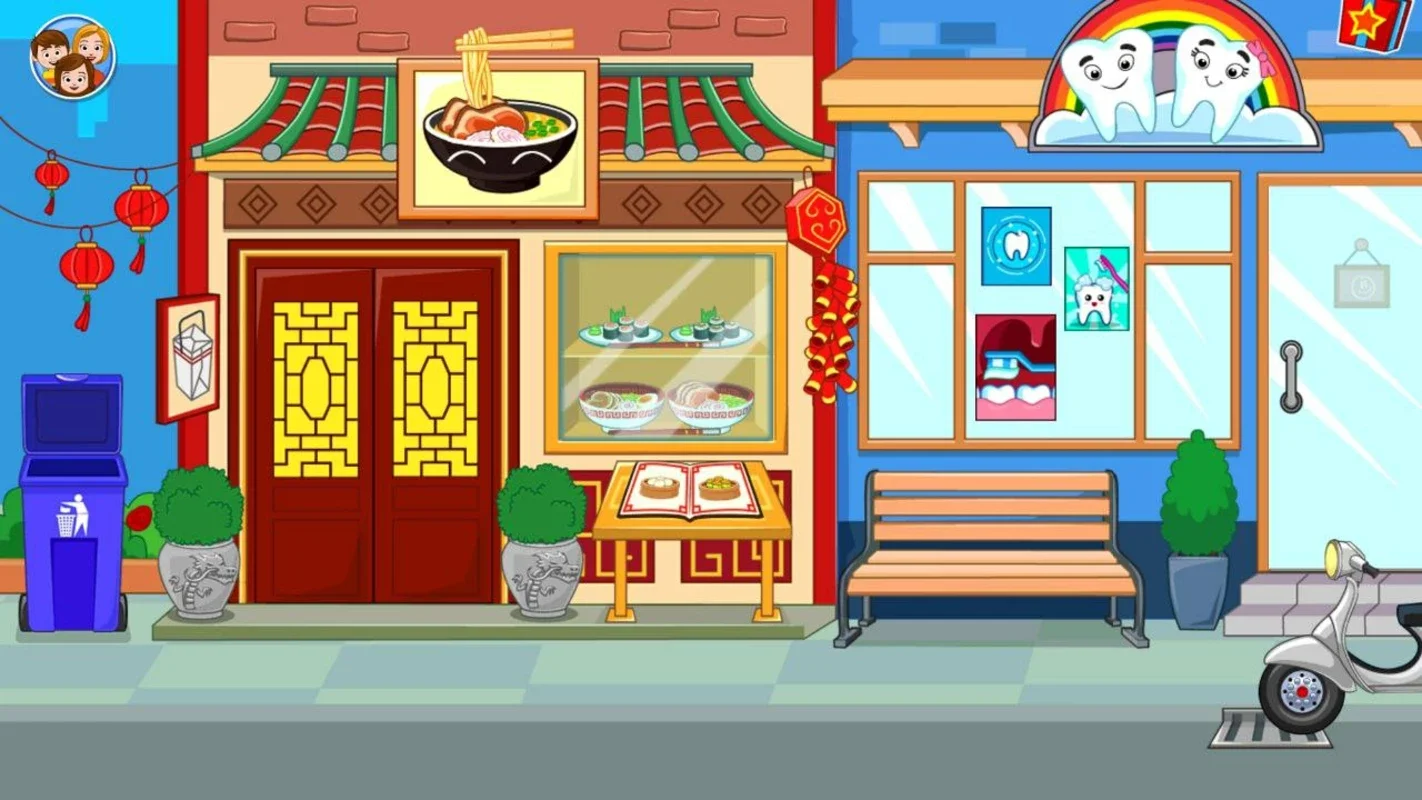 My Town Street for Android - An Interactive Shopping Adventure