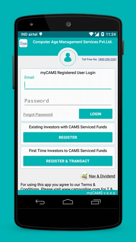 myCAMS for Android - Simplify Mutual Fund Management