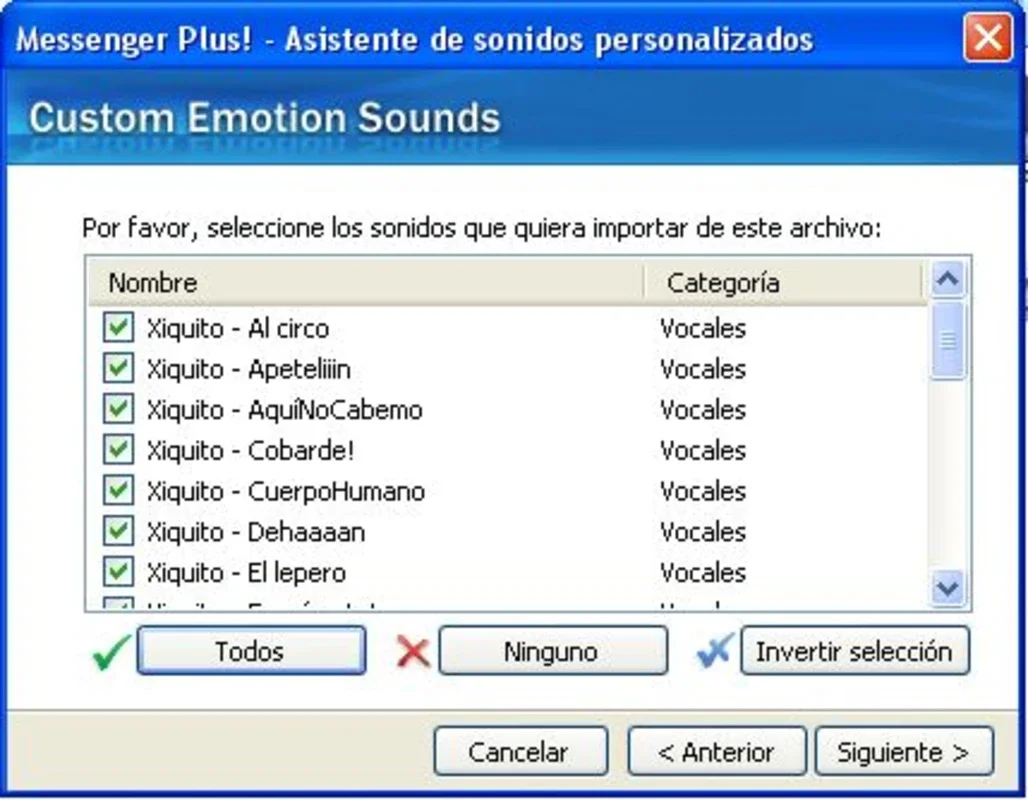 Chiquito de la Calzada para MSN Plus for Windows - Enhance Your MSN Experience