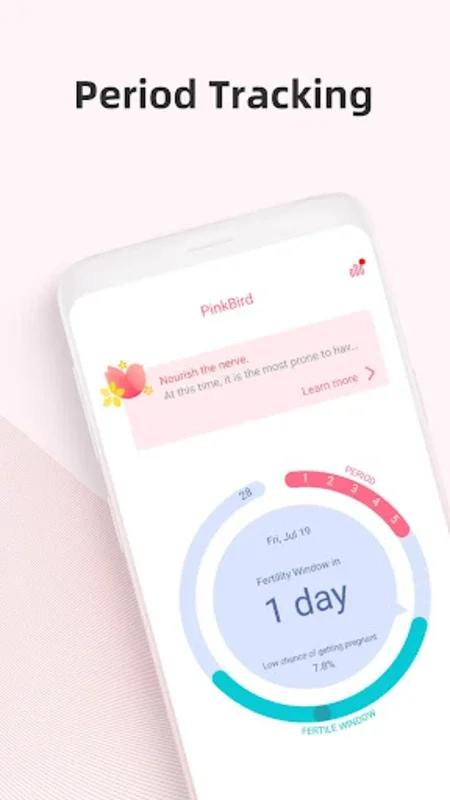 Period Tracker by PinkBird for Android: Manage Menstrual Cycles