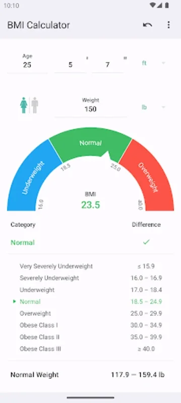 BMI Calculator for Android - Download the APK from AppHuts