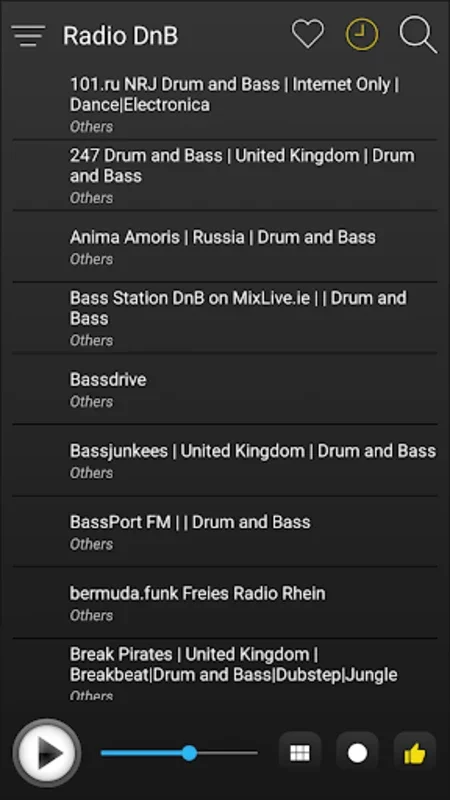 Radio DnB for Android - Stream Drum and Bass Easily