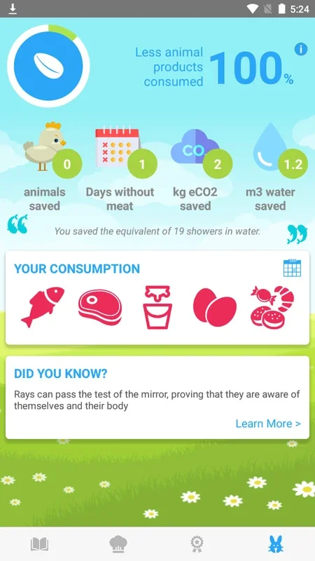 Quit Meat for Android: Reduce Meat Intake & Save the Planet