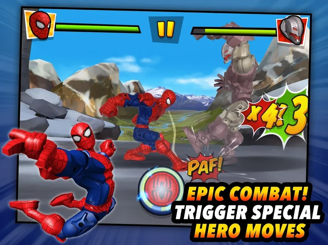 Mashers for Android - Unleash Marvel Superhero Battles