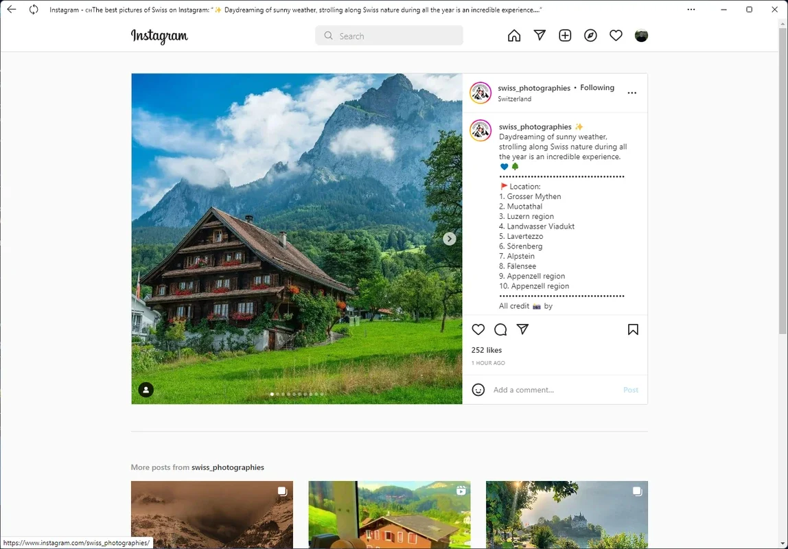 Instagram for Windows - Manage Your Profile