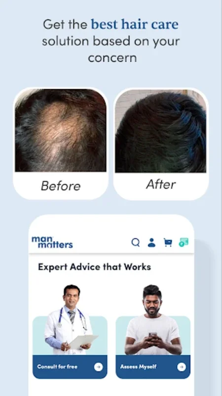 Man Matters: Hair, Beard, Skin for Android - Your Grooming and Wellness Companion