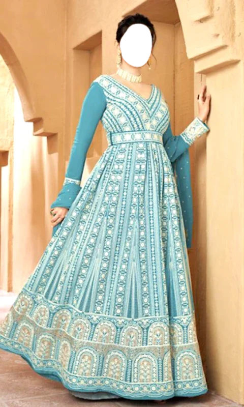 New Anarkali Dresses for Android: Edit Photos with Elegant Designs