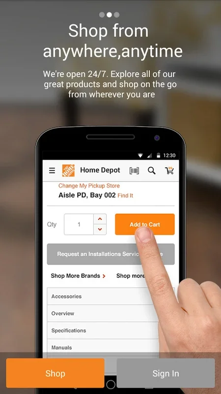 Home Depot for Android - Shop Home Improvement on Your Device