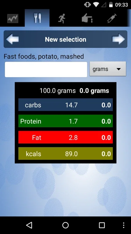 HelpDiabetes for Android: Manage Carb Intake