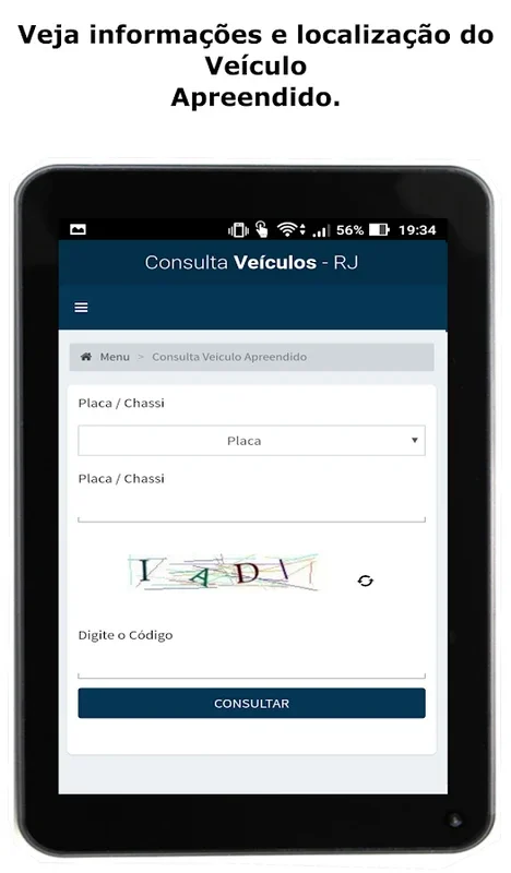 RJ - Consulta Veículos for Android: Check Vehicle Details