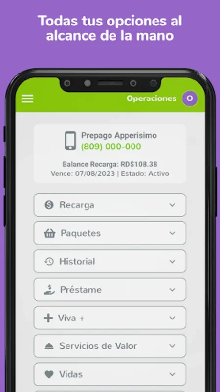 Viva App República Dominicana for Android - Simplifying Mobile Service Management