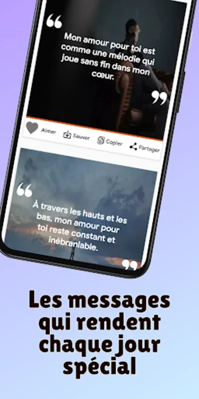 Messages touchants le cœur for Android - Share Heartfelt Messages