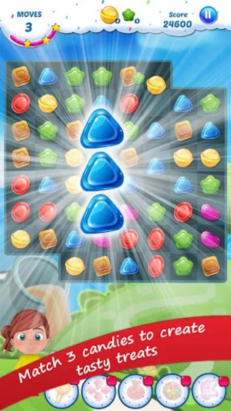 Gummy Candy - Match 3 Game for Android: Engaging Puzzles