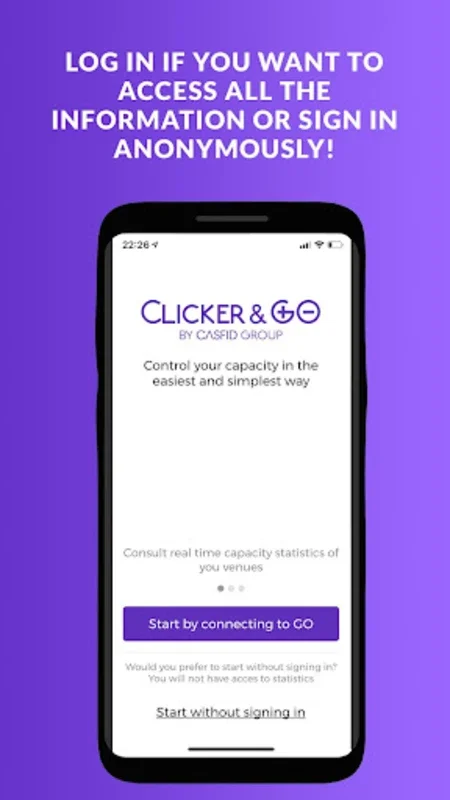 Clicker & GO for Android: Real-time Venue Capacity Monitoring