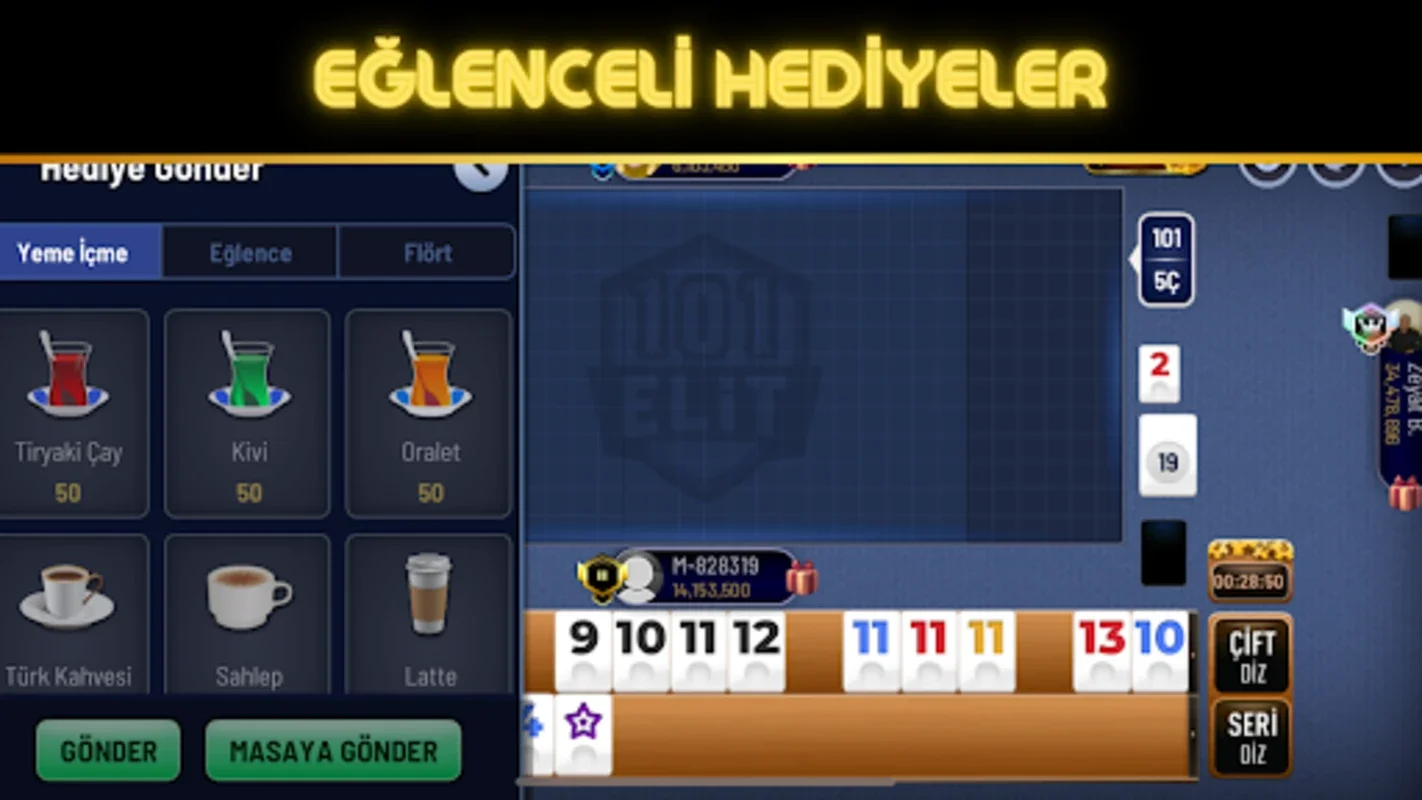 101 Okey Elit for Android - Play with HD Graphics & Real Players