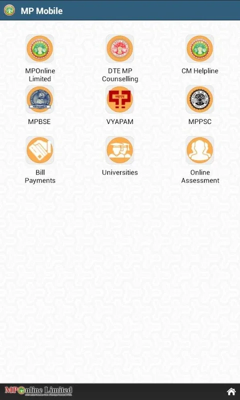 MP Mobile for Android - Streamlining Services in Madhya Pradesh