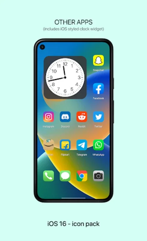 iOS 16 - Icon Pack for Android: Stylish Icons & Widgets