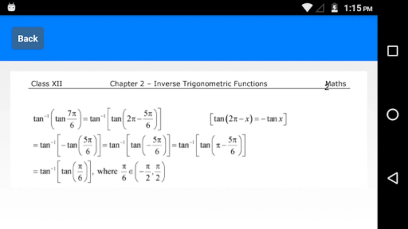 Class 12 Maths NCERT Solutions for Android - Aiding CBSE Students