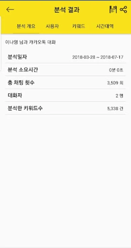 카카오톡 채팅분석기 for Android - Analyze Your Chats Securely