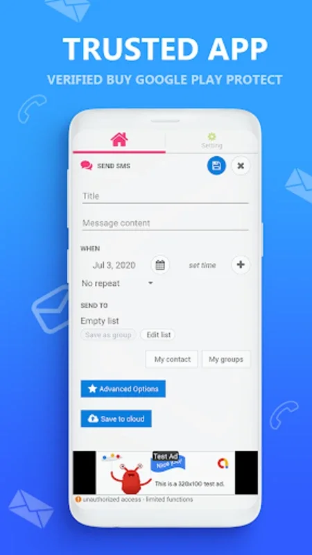 AUTO MESSAGE send response sms for Android - Enhance Productivity