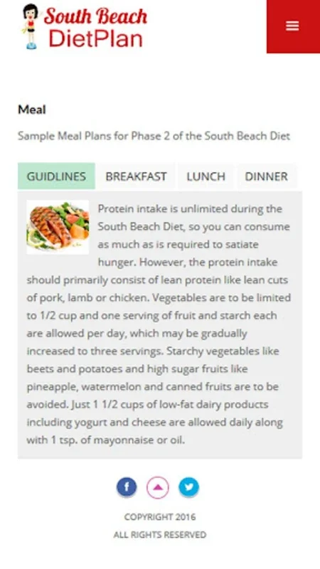 South Beach Diet for Android: A Healthy Diet App