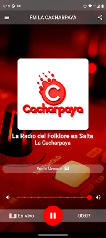 FM LA CACHARPAYA for Android - Enjoy Argentine Folklore