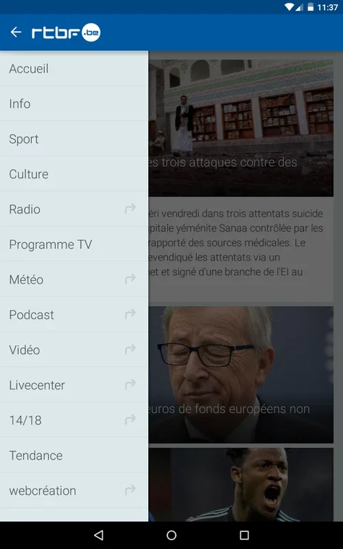 RTBF for Android: Diverse Content for Every Interest