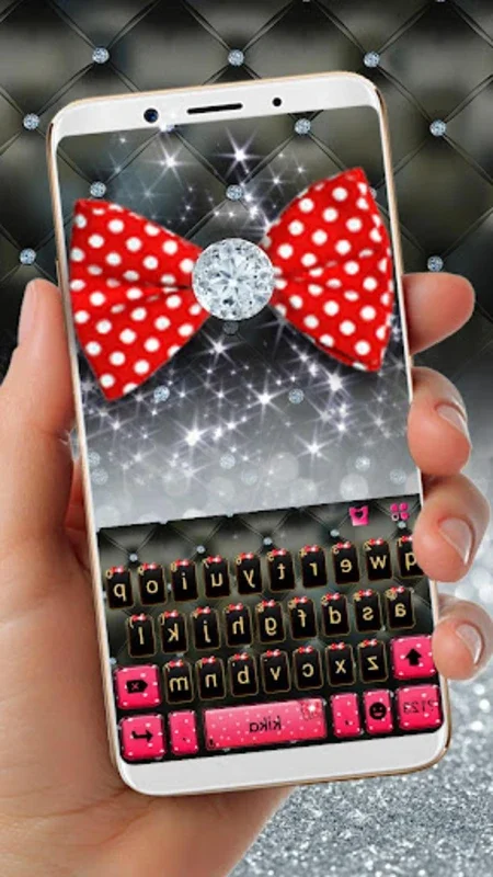 Luxury Bowknot Keyboard Theme for Android - Enhance Typing