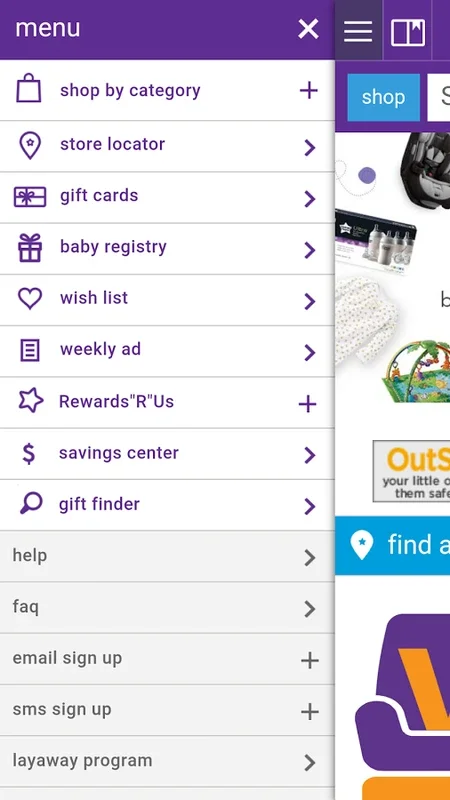 BabiesRUs for Android - Simplify Baby Registry