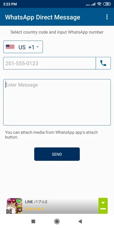 WhatsApp Direct Message for Android - Communicate Freely