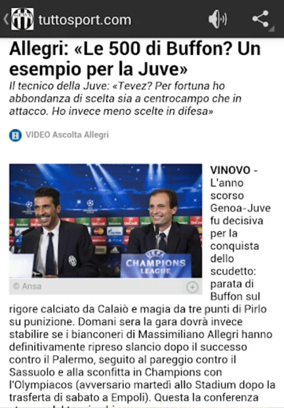 News Bianconero for Android: Live Scores & Ad-Light News