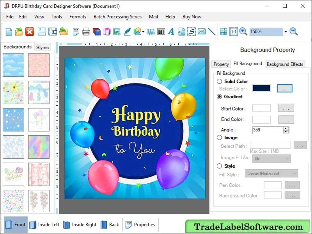 Birthday Card Maker Software for Windows - Create Personalized Cards