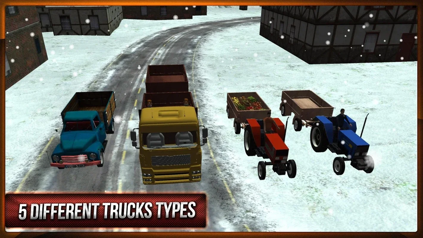 Winter Hill Climb Truck Racing on Android: Icy Road Driving