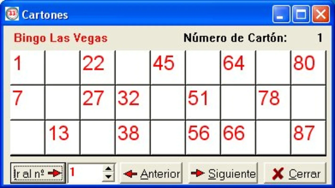 Bingo Las Vegas for Windows - Exciting Bingo Experience