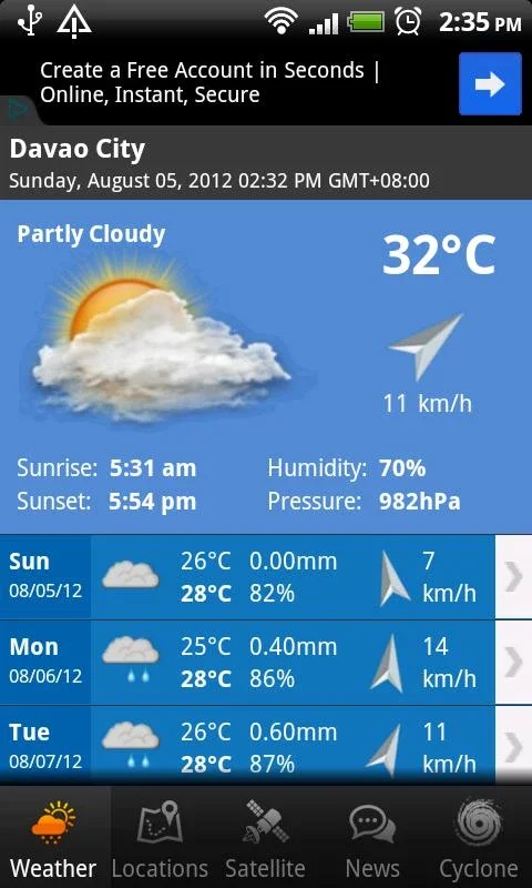 PH Weather for Android: Comprehensive Weather Info