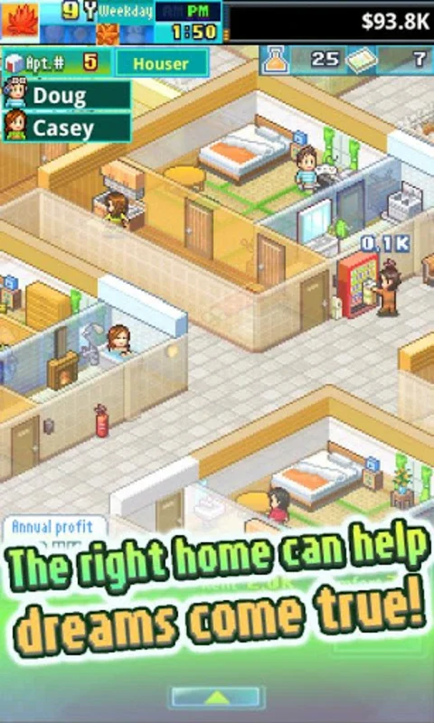 Dream House Days for Android - Strategic Apartment Management