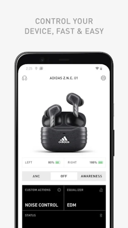 adidas Headphones for Android - Manage and Customize Your Headphones