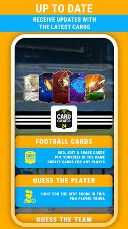 Card Creator for Android - Customize Football Cards